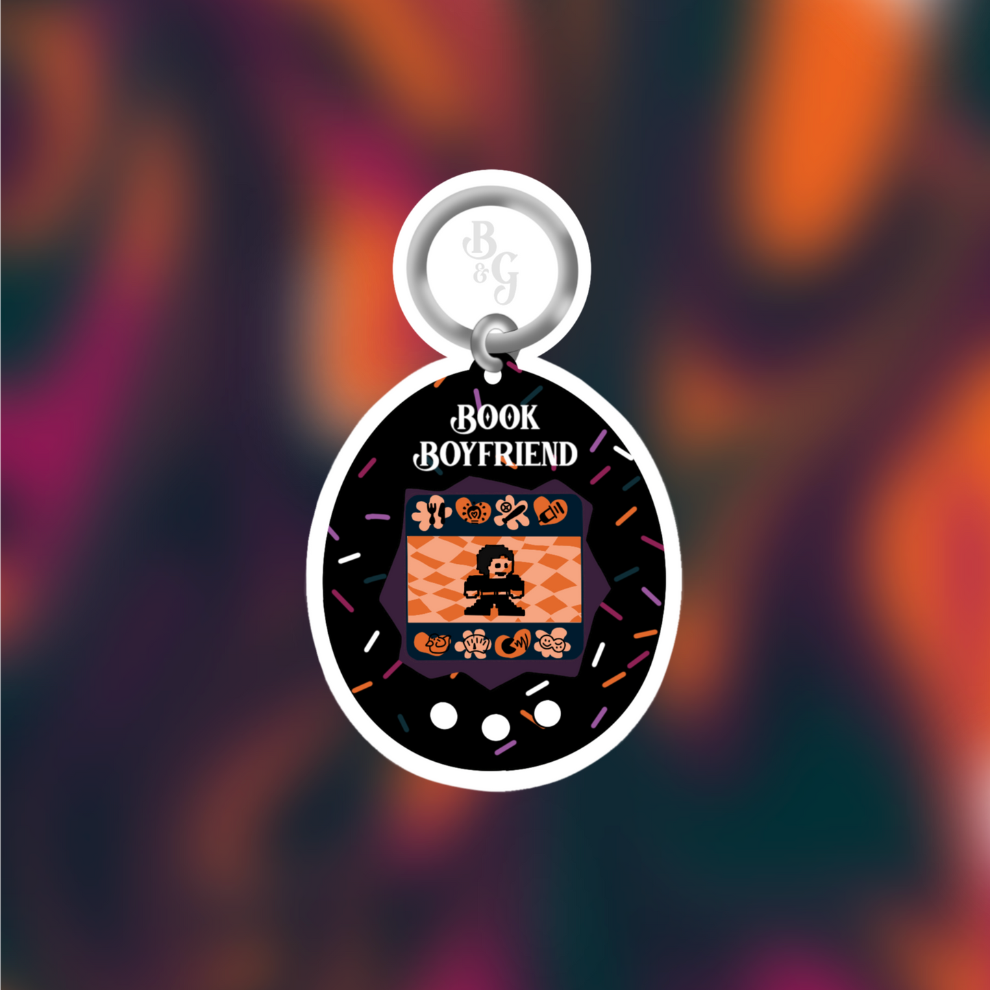 Book Boyfriend Tamagotchi Sticker