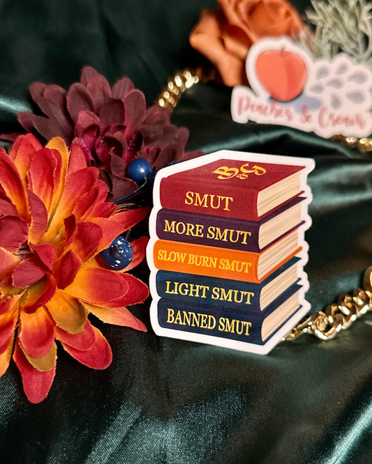 Smut Bookstack Sticker