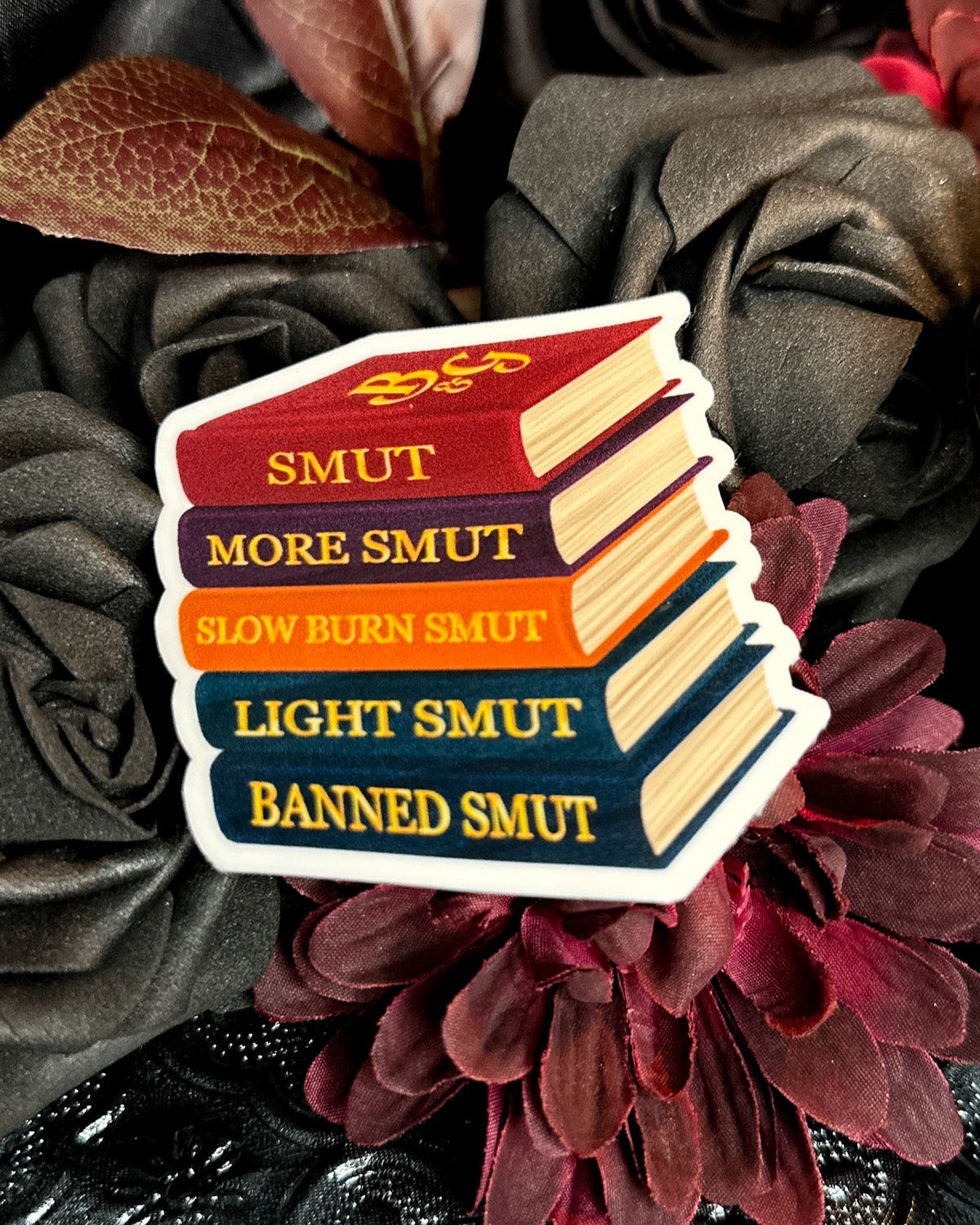 Smut Bookstack Sticker