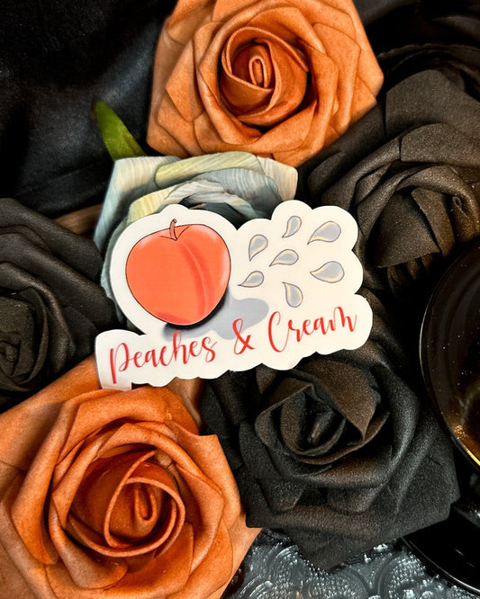 Peaches & Cream Sticker